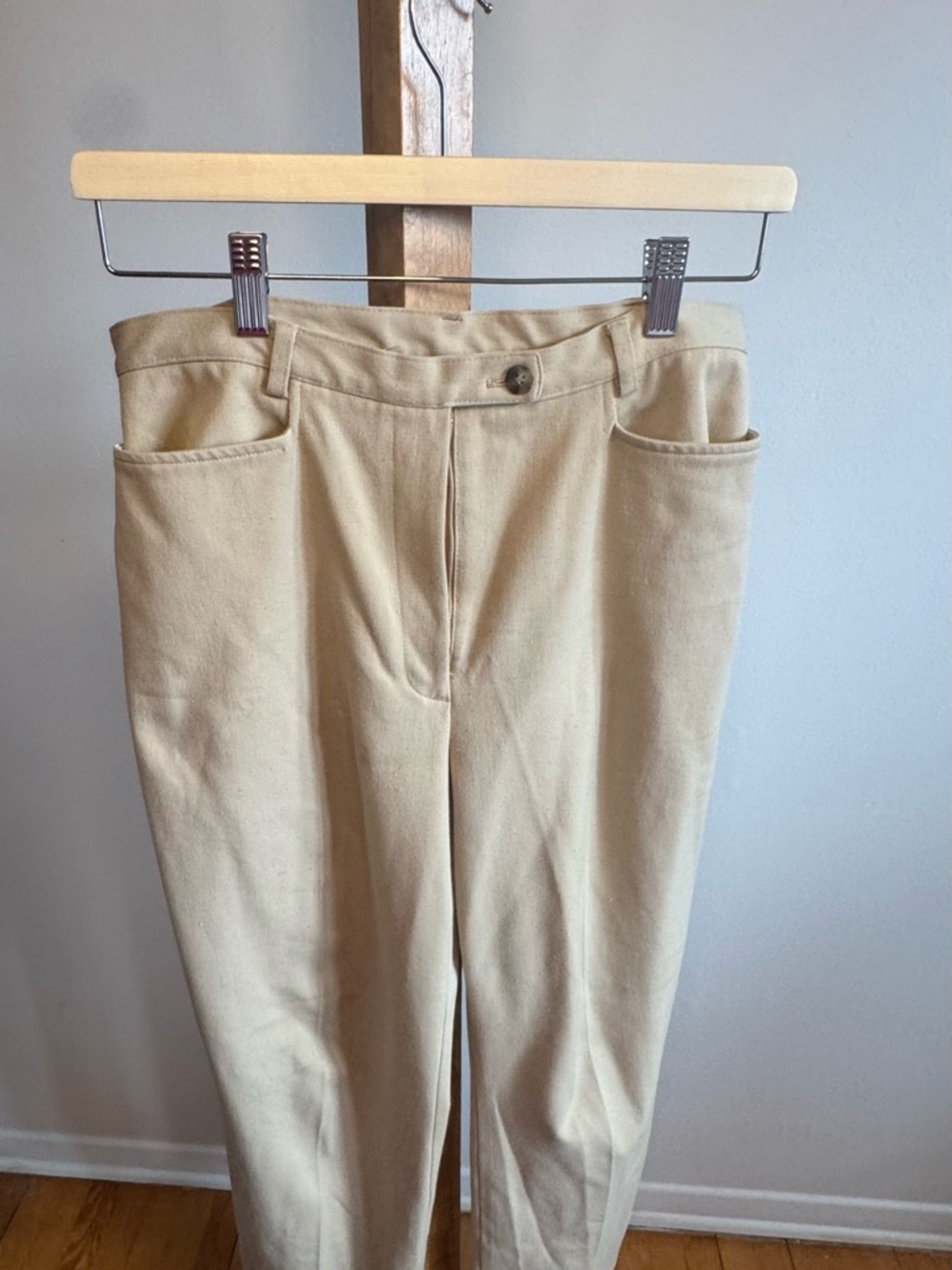 Tristan & Iseut Vintage 90s Straight-Leg Trousers | Made in Canada